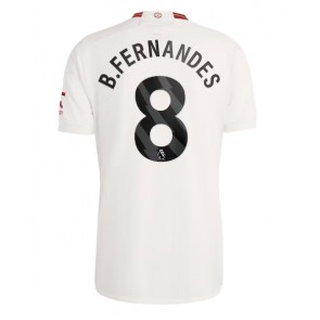Manchester United Bruno Fernandes #8 Tredje trøje 2023-24 Kort ærmer